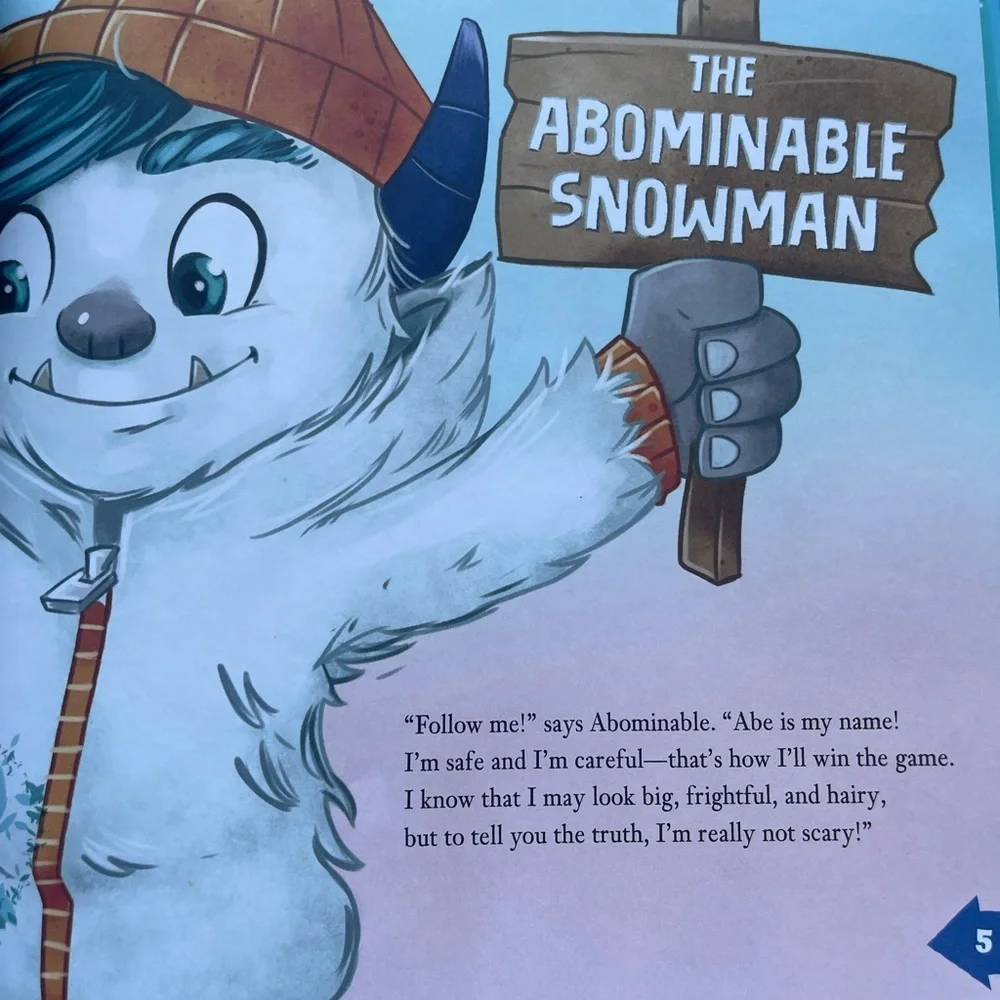 Jack Frost vs. the Abominable Snowman Children's Reading Book